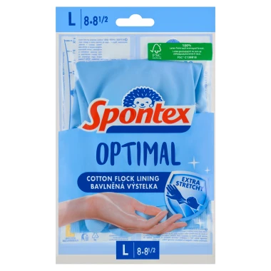Spontex Optimal rukavice L 8-8½ 1 pár