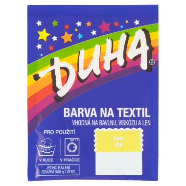 Duha Barva na textil žlutá 15 g