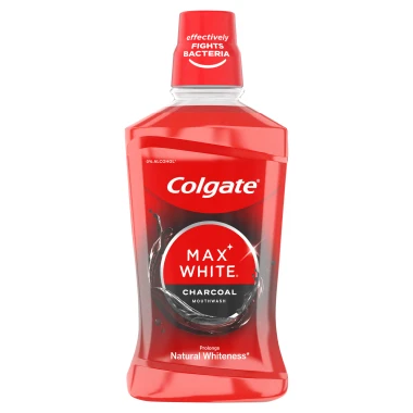 Colgate ústní voda Max White Charcoal 500 ml