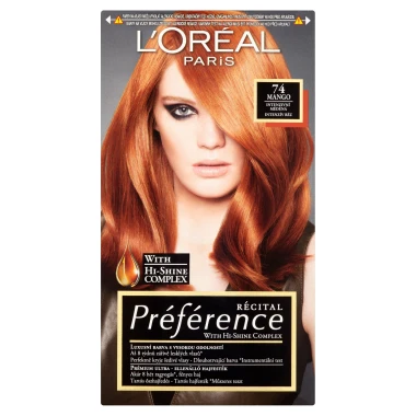 L'Oréal Paris Récital Préférence Mango intenzivní měděná 74