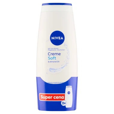 Nivea Creme Soft pečující sprchový gel 2 x 500 ml