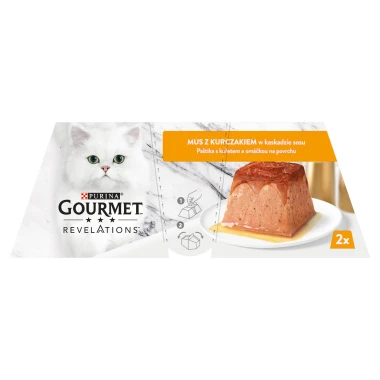 Gourmet Revelations pro kočky kuře paštika v omáčce 2 x 57g