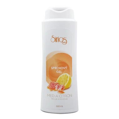 Sirios Herb Sprchový gel Med a citrón 500ml