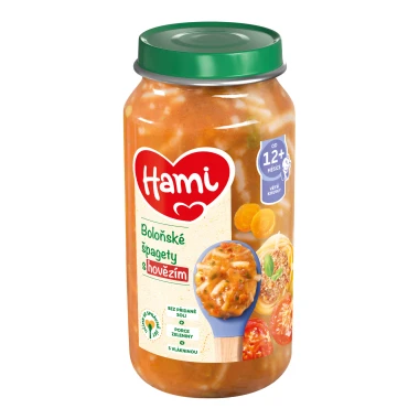 Hami příkrm Boloňské špagety s hovězím 12m+ 250 g
