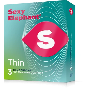 Sexy Elephant Kondomy tenké 3 ks