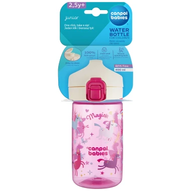Canpol Babies Láhev Junior růžová 400 ml