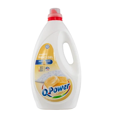 Q-Power Speciální prací gel s marseillským mýdlem 72 PD