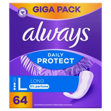 Always Daily Protect Long Intimky bez parfemace 64 ks