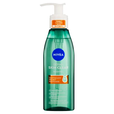 Nivea Derma Skin Clear čisticí pleťový gel 150 ml