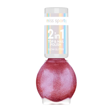 Miss Sporty Lak na nehty Glow Glitter 90