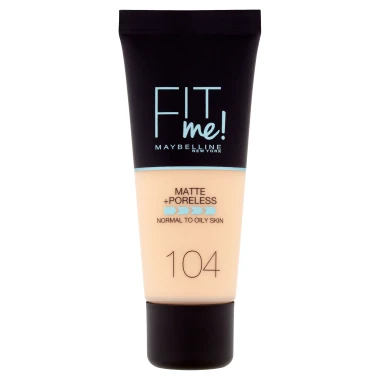 Maybelline Fit Me Matte + Poreless Make-Up 104 Soft Ivory