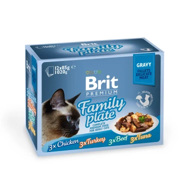 Brit premium Kočičí kapsičky 12 x 85 g