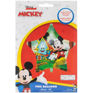 Decorata party fóliový balón Mickey Mouse Star 46 cm