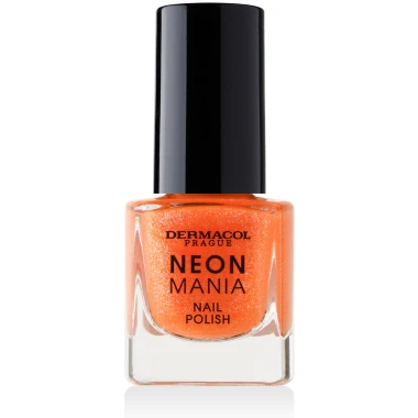 Dermacol NEON MANIA lak na nehty č.2 Orange glow 5 ml