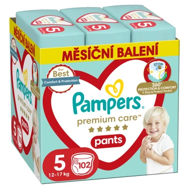 Pampers Premium Care Pants, vel. 5, 102 ks