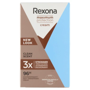 Rexona tuhý krémový antiperspirant Clean Scent 45ml