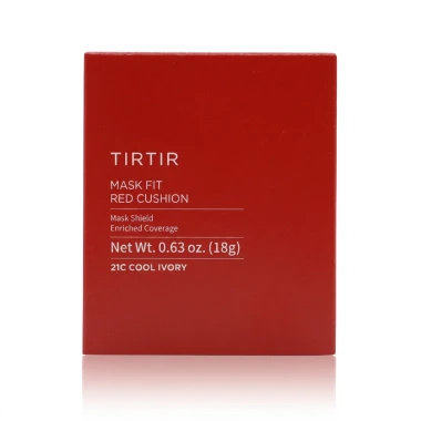 TIRTIR Mask Fit Red Cushion #21C Cool Ivory make-up cushion 18 g