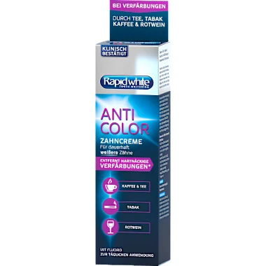 Rapid White Anti Color zubní pasta 75 ml