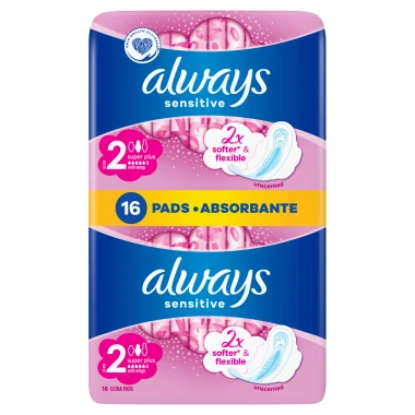 Always Platinum Super Hygienické vložky s křidélky 16 ks