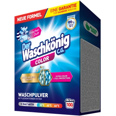 Waschkönig C.G. Color prací prášek na barevné prádlo 100 PD