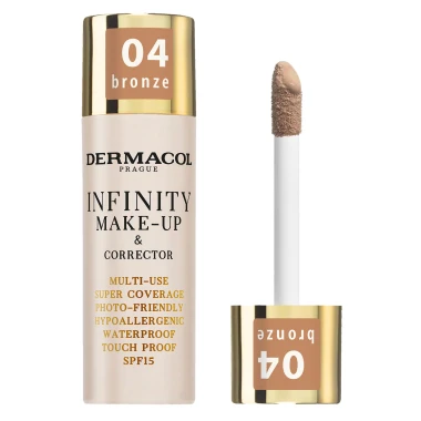 Dermacol Infinity make-up a korektor 04 Bronze 20 ml