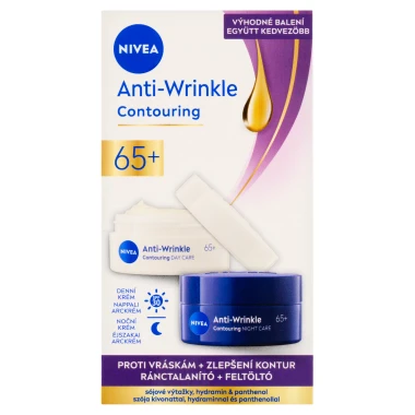Nivea denní a noční krém pro zlepšení kontur 65+ 2 x 50 ml