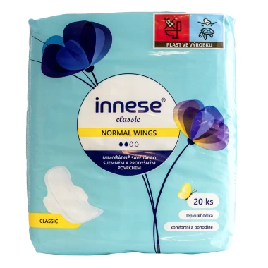 innese Classic dámské vložky s křidélky denní 20 ks
