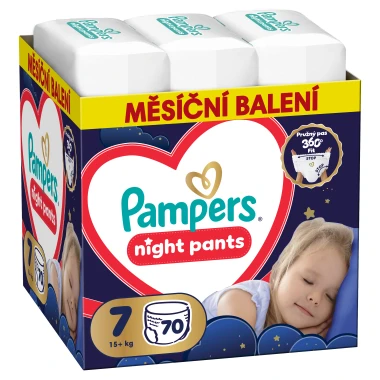 Pampers Pants Night, vel. 7, 70 ks