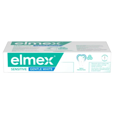 elmex® Sensitive Gentle White zubní pasta duopack 2x75 ml