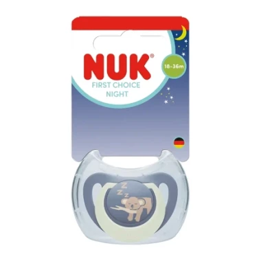 NUK Dudlík First Choice Night 18+m - mix barev 1 ks