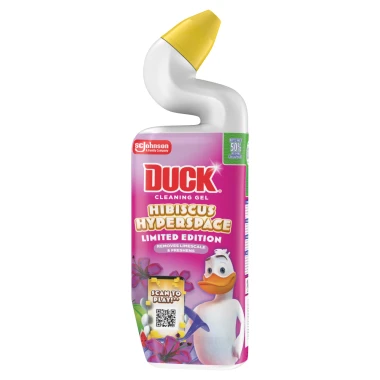 Duck Cleaning gel WC čistič Hibiscus Hyperspace 750 ml