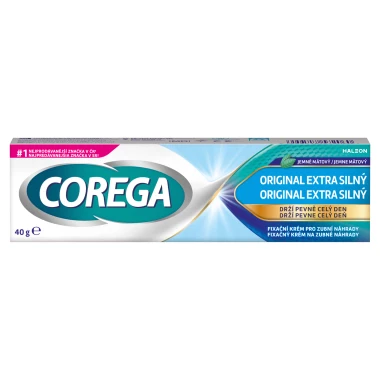 Corega Fixační krém Original extra silný pro pevnou fixaci zubní náhrady 40 g