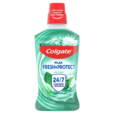 Colgate Plax Soft Mint Ústní voda bez alkoholu 500 ml