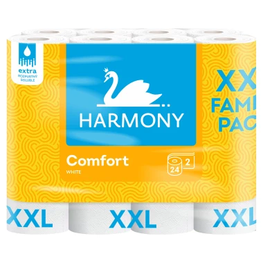 Harmony Comfort White Toaletní papír 2 vrstvy 24 ks