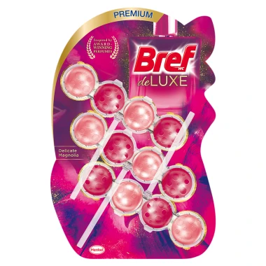 Bref DeLuxe Delicate Magnolia Tuhý WC blok 3 x 50 g