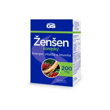 GS Ženšen korejský 30 kapslí