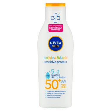 Nivea Sun Sensitive Protect Dětské mléko na opalování OF 50+ 200 ml