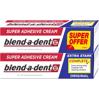 Blend-a-dent Fixační krém na zubní náhradu Original 2 x 47 g