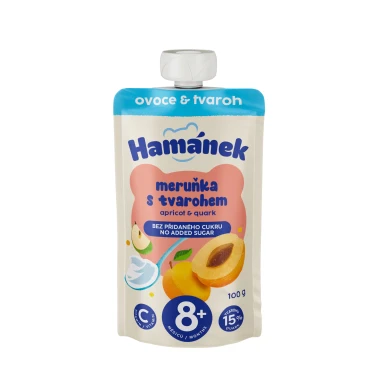 Hamánek Přesnídávka meruňka s tvarohem 6m+ 100 g