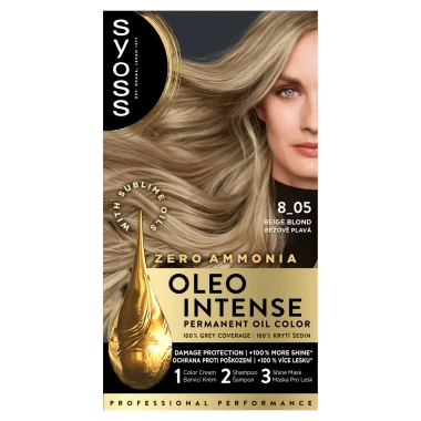 Syoss Oleo Intense Barva na vlasy béžově plavá 8_05