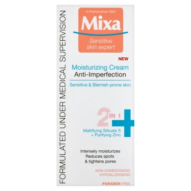MIXA Anti-imperfection Hydratační péče 2v1 proti nedokonalostem 50 ml