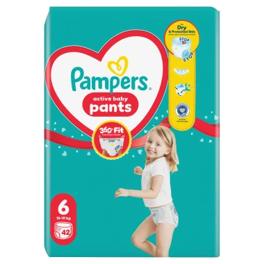 Pampers Active Baby Pants, vel. 6, 44 ks
