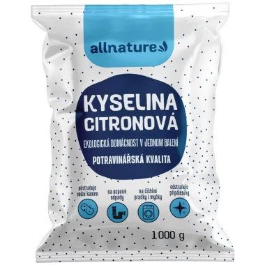 Allnature Kyselina citronová 1 kg