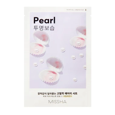 MISSHA Airy Fit Pearl Pleťová maska 1 ks