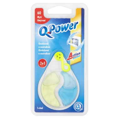 Q-Power Osvěžovač a neutralizér 2 v 1, klip, 6 ml