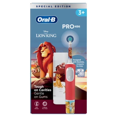 Oral-B Pro Kids Elektrický zubní kartáček Lví Král + pouzdro