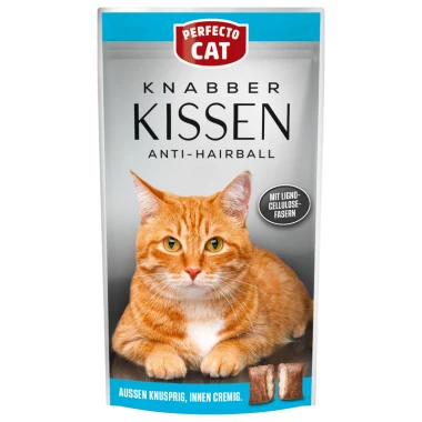 Perfecto Cat Snack polštářky anti-hairb. 50 g