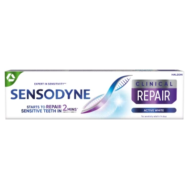 Sensodyne Clinical Repair Active White zubní pasta s fluoridem 75 ml