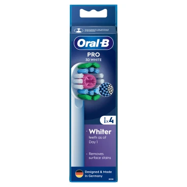 Oral-B Pro 3D White Kartáčkové hlavy 4 ks