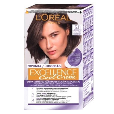 L'Oréal Paris Excellence 5.11 Ultra popelavá světlá hnědá